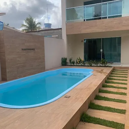 Casa Com Piscina 4Qts A 40 Mts Da Praia Serrambi-2