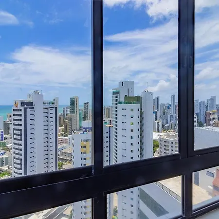Golden Point #2404 - Apartamento Equipado Na Praia De Boa Viagem Por Carpediem-2