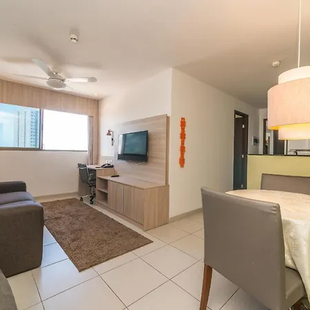 Excelente Flat Em Boa Viagem 2 Quartos Beach Class Ideal Para Familia Ou Viagens De Negocio Nob2104-3