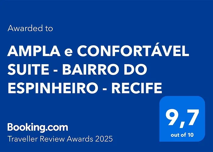 Boutique AMPLA e CONFORTÁVEL SUITE - PERTO DO CENTRO DE CONVENÇÕES-FEIRAS-CONGRESSOS-SHOWs-RECIFE